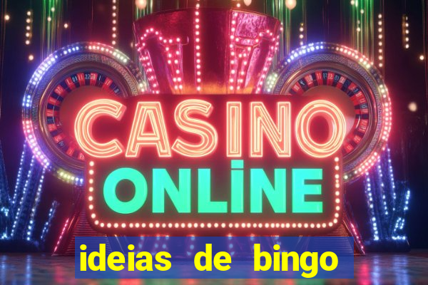 ideias de bingo para o natal